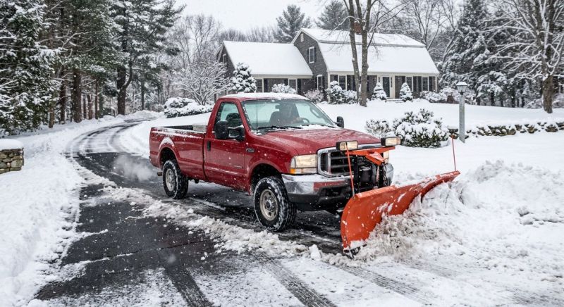 Driveway Snow Plowing in New York, NY