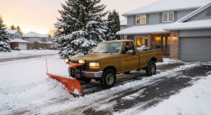 Driveway Snow Plowing in Long Island, NY