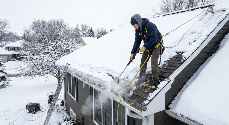 Ice Dam Removal in Renton, WA