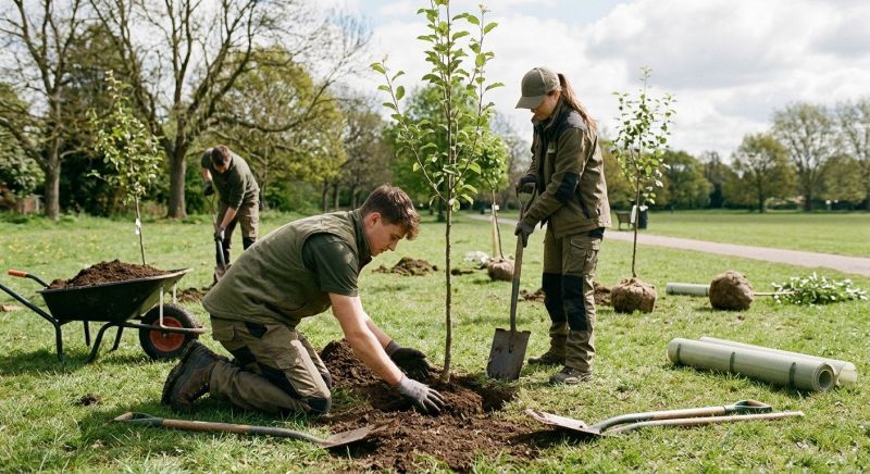 Maple Tree Planting in Ventura County, CA