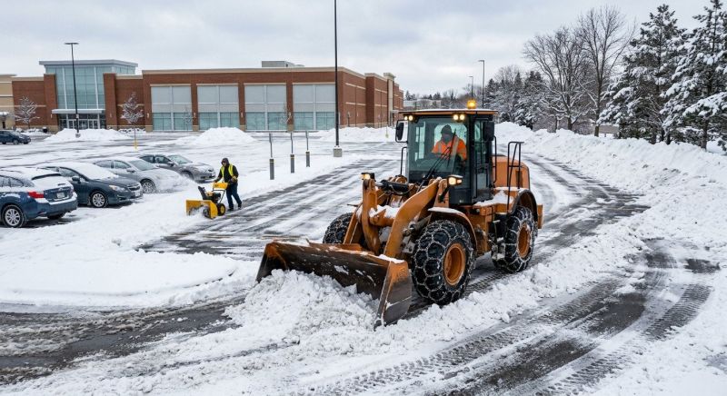 Parking Area Snow Removal in Long Island, NY