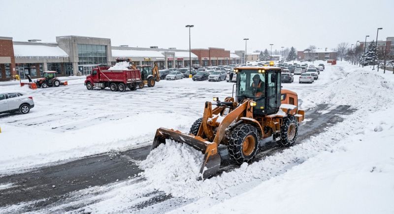 Parking Lot Snow Plowing in New York, NY