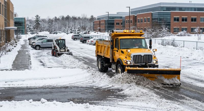 Parking Lot Snow Plowing in Long Island, NY