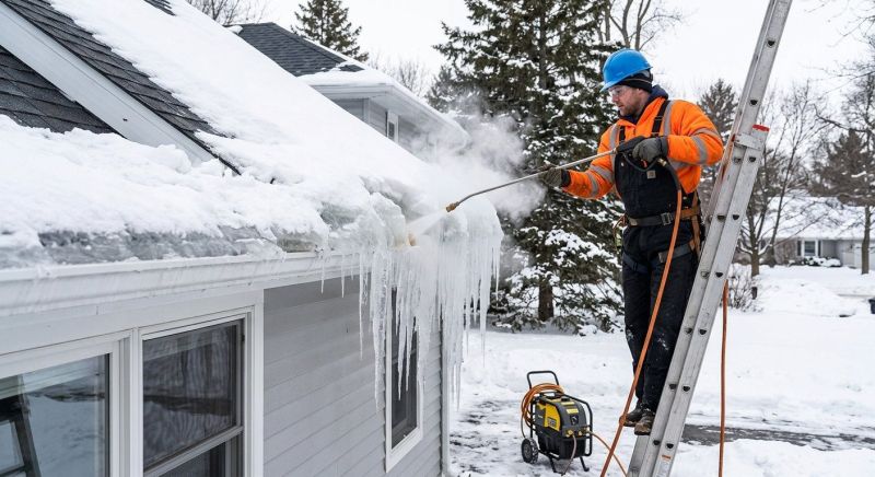 Roof Ice Dam Removal in Tacoma, WA