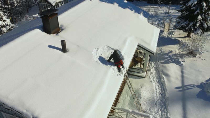 Roof Snow Raking in Brooklyn, NY