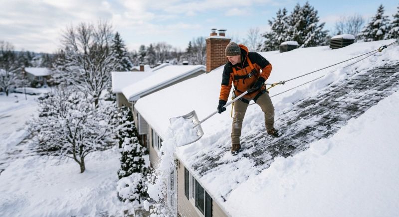 Rooftop Snow Removal in New York, NY