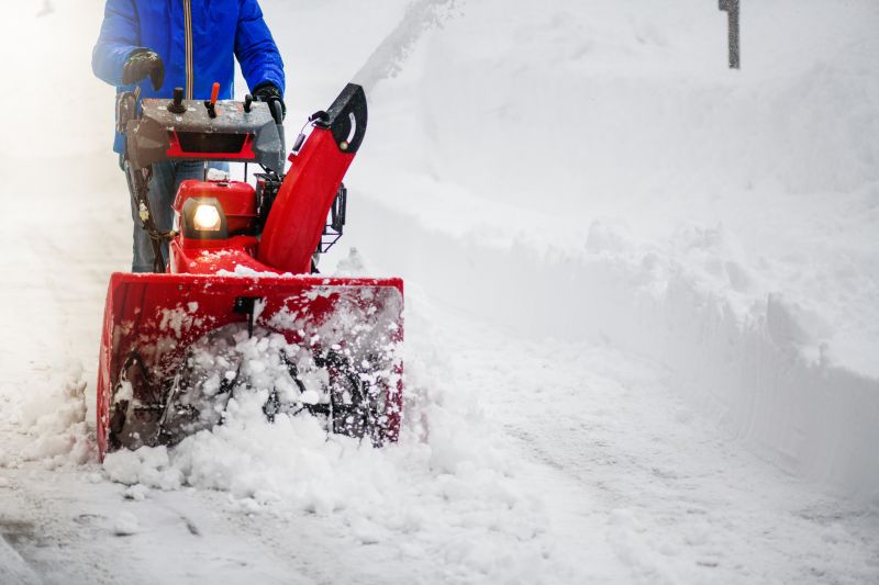 Snow Removal Equipment in Use